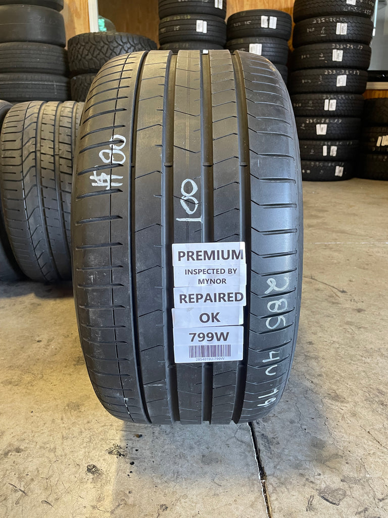 SINGLE 285/40R19 Pirelli P Zero 107 Y XL - Premium Used Tires
