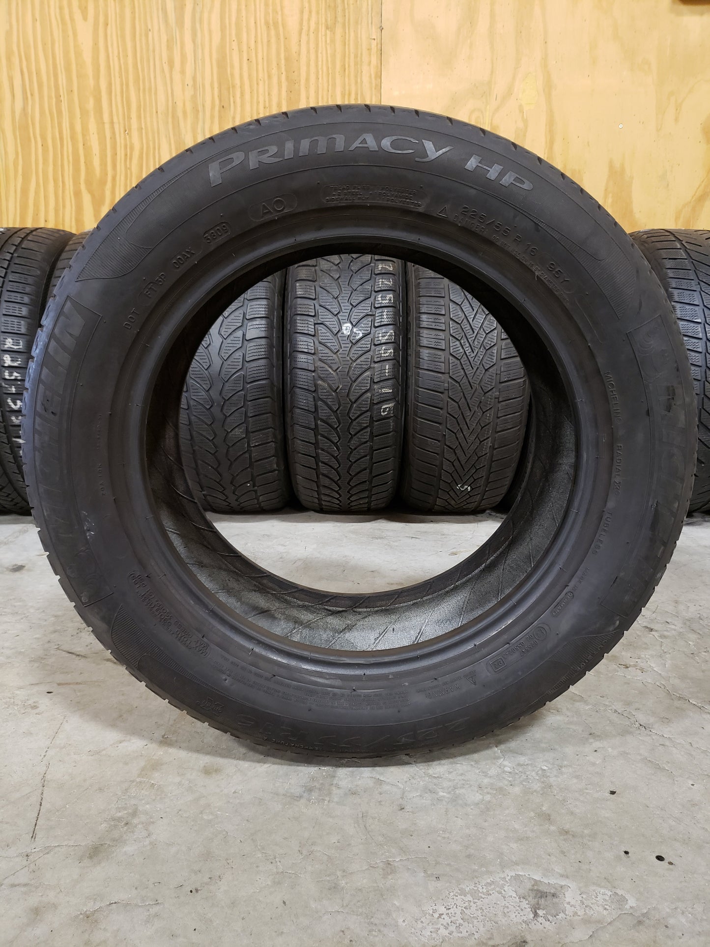 SINGLE 225/55R16 Michelin Primacy HP 95Y XL - Used Tires