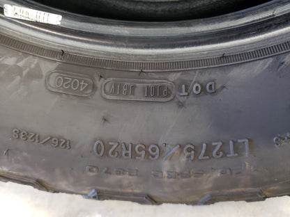 SET OF 2 275/65R20 Goodyear Wrangler Trail Runner AT 126/123 S E - Used Tires