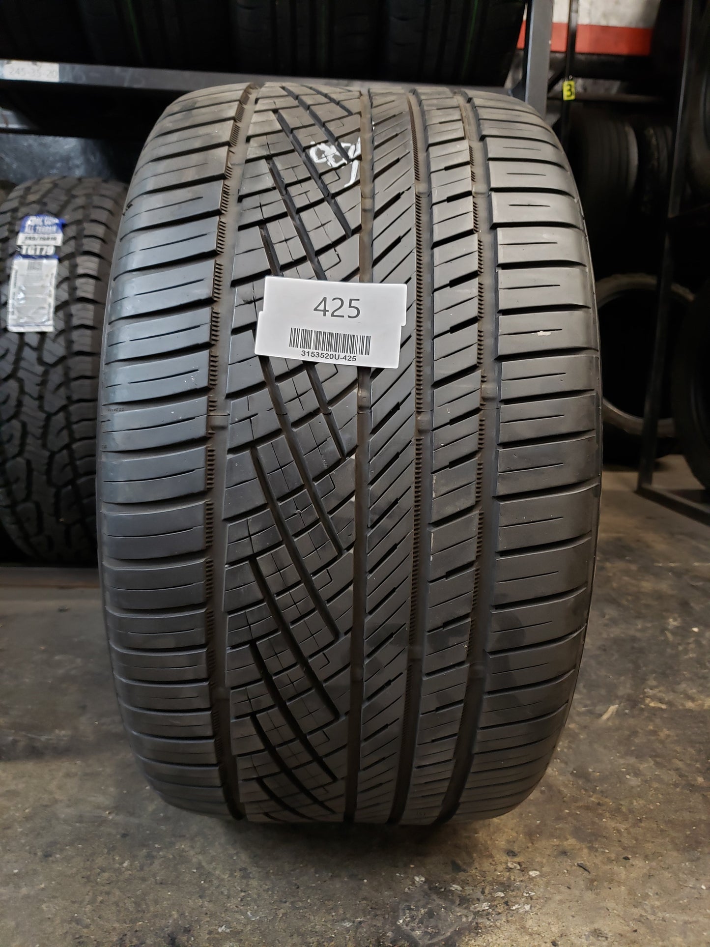 SINGLE 315/35R20 Continental Extreme Contact DWS 06 110 Y XL - Used Tires