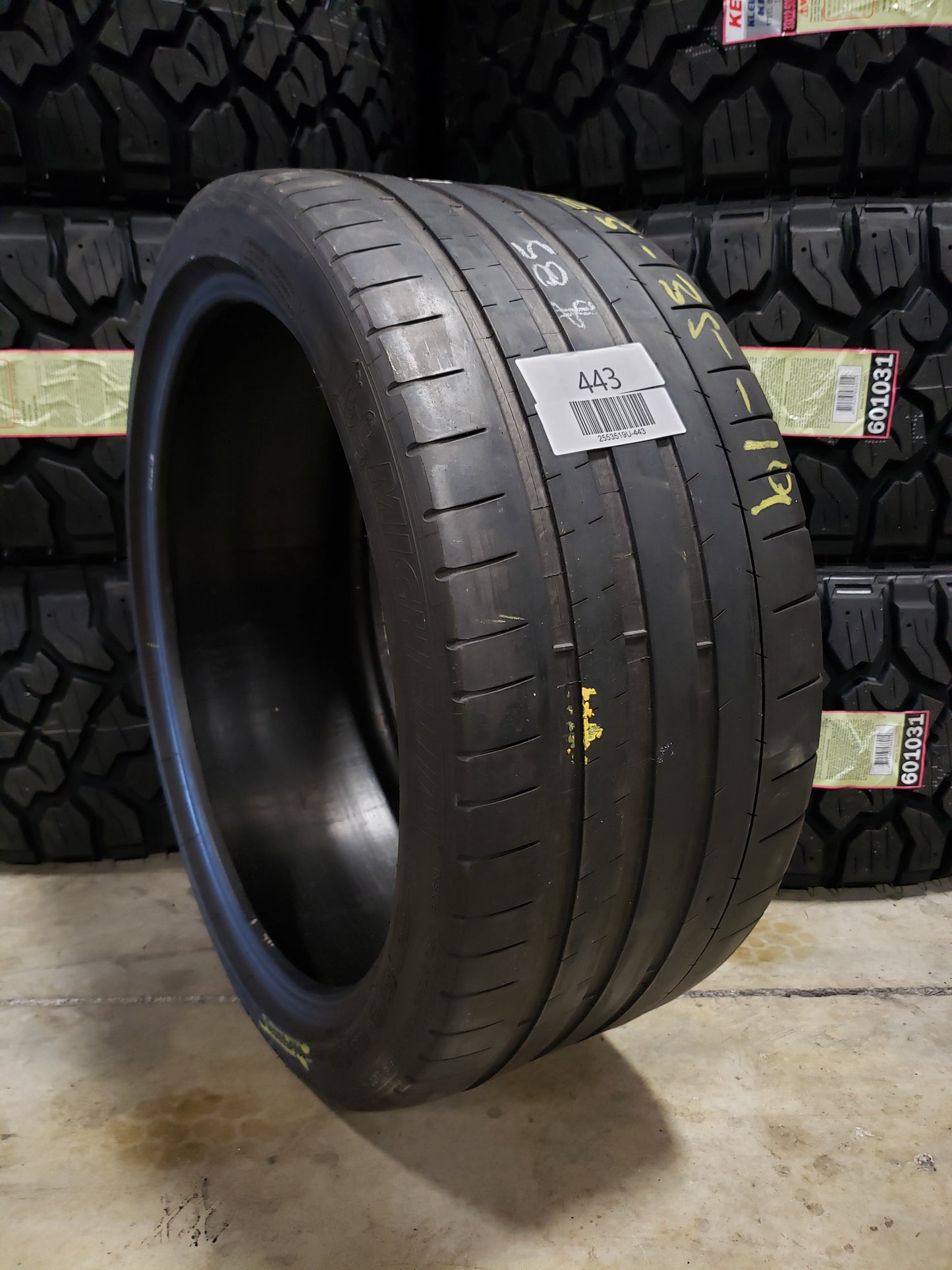 SINGLE 255/35R19 Michelin Pilot Super Sport 96 Y XL - Used Tires