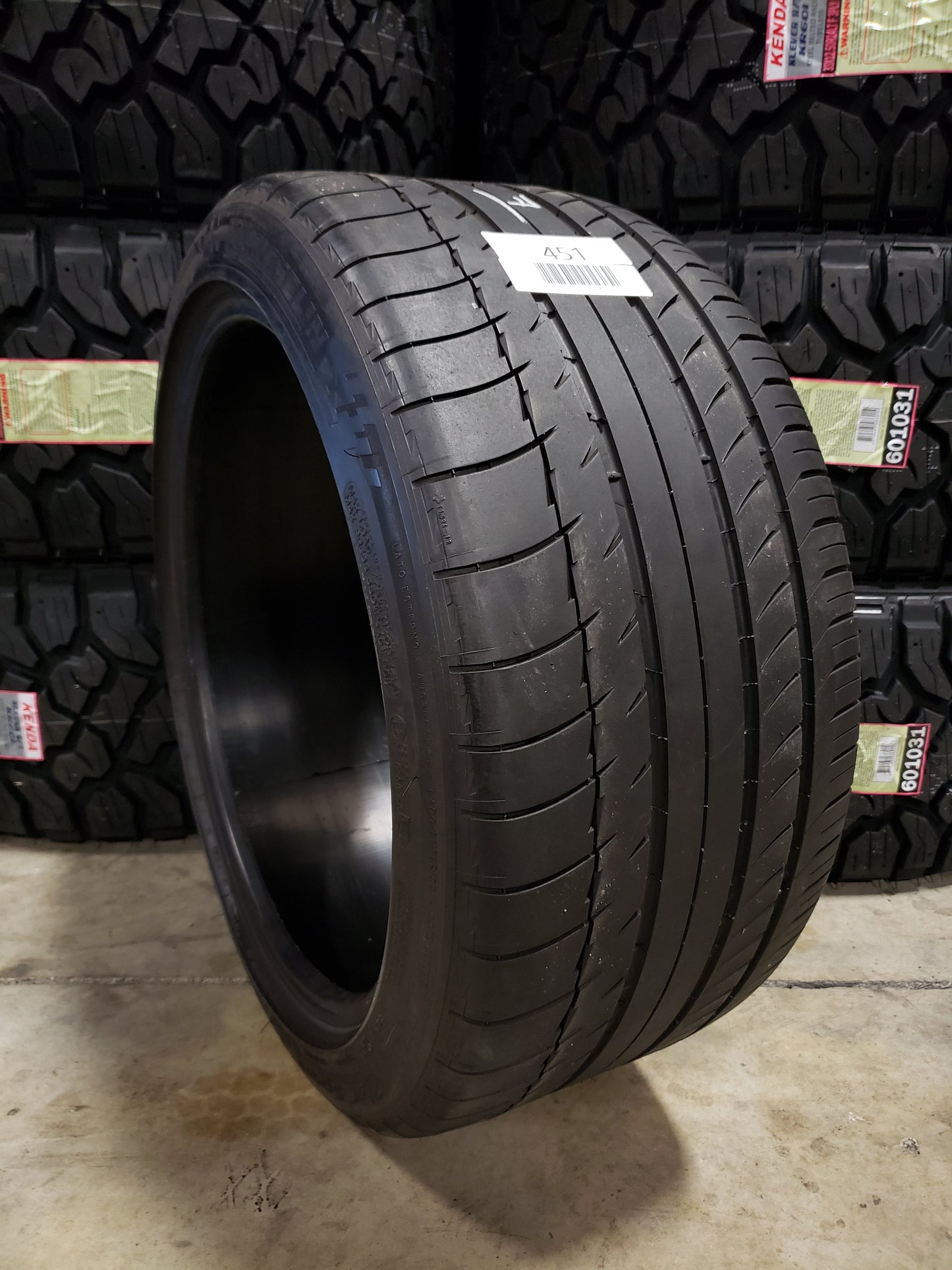 SINGLE 285/35R19 Michelin Pilot Sport 2 99 Y XL - Used Tires