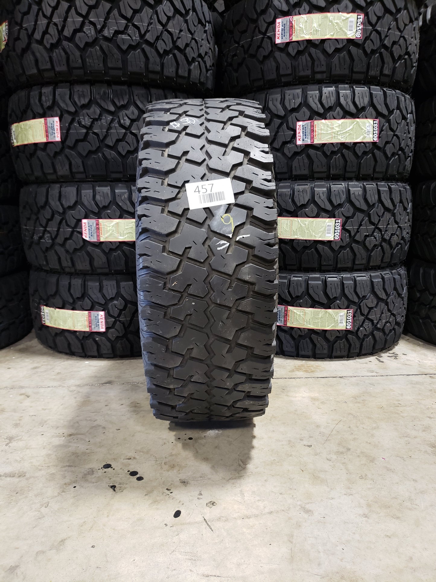 SET OF 2 35x12.50R17 Cooper Discoverer S/T 119 Q D - Used Tires