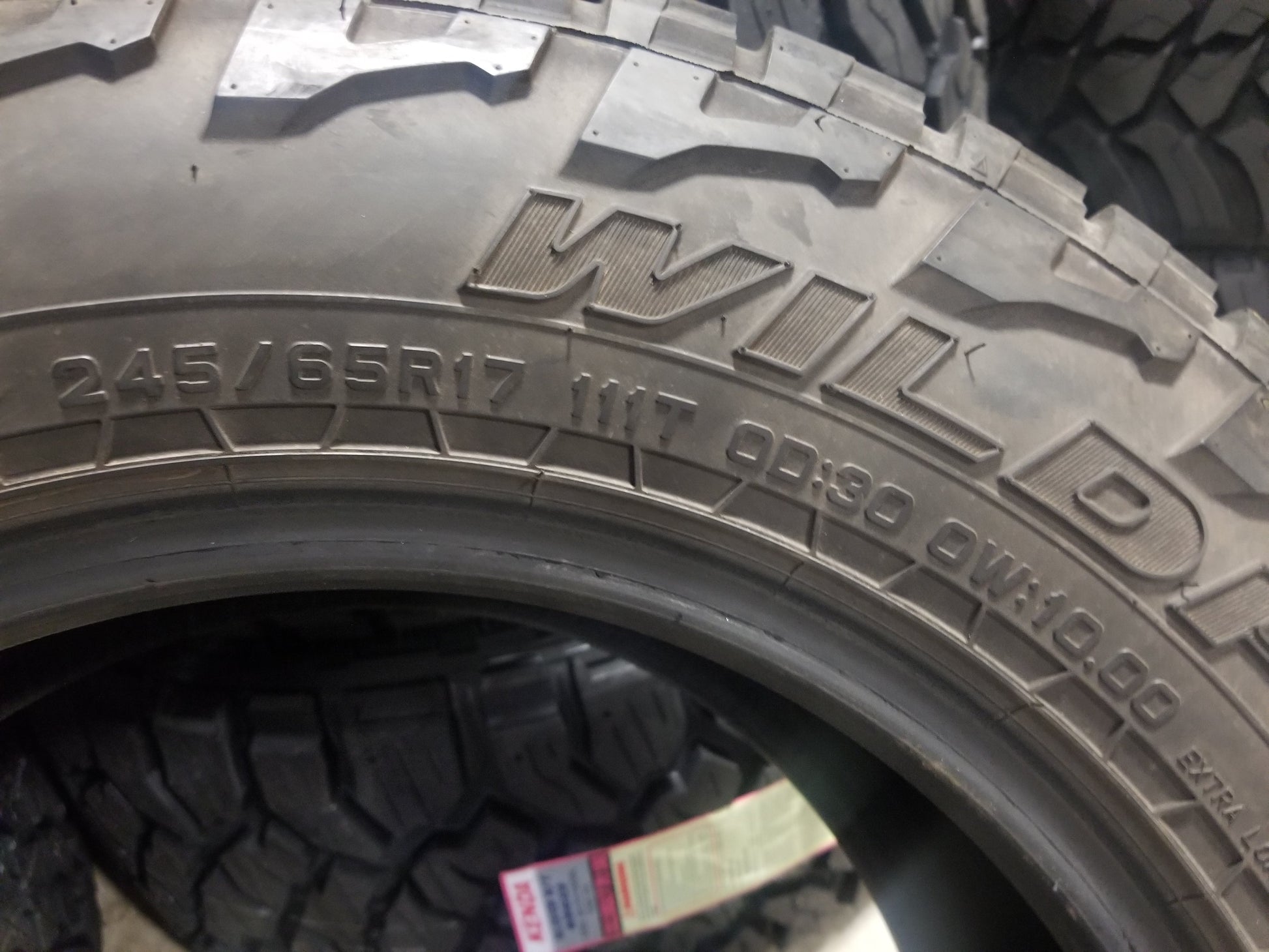 SINGLE 245/65R17 Falken WildPeak A/T AT3W 111 T XL - Used Tires – High  Tread Used Tires