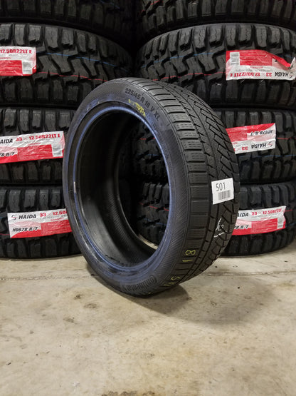 SET OF 2 225/45R18 Continental Winter contact TS850P 95 V XL - Used Tires