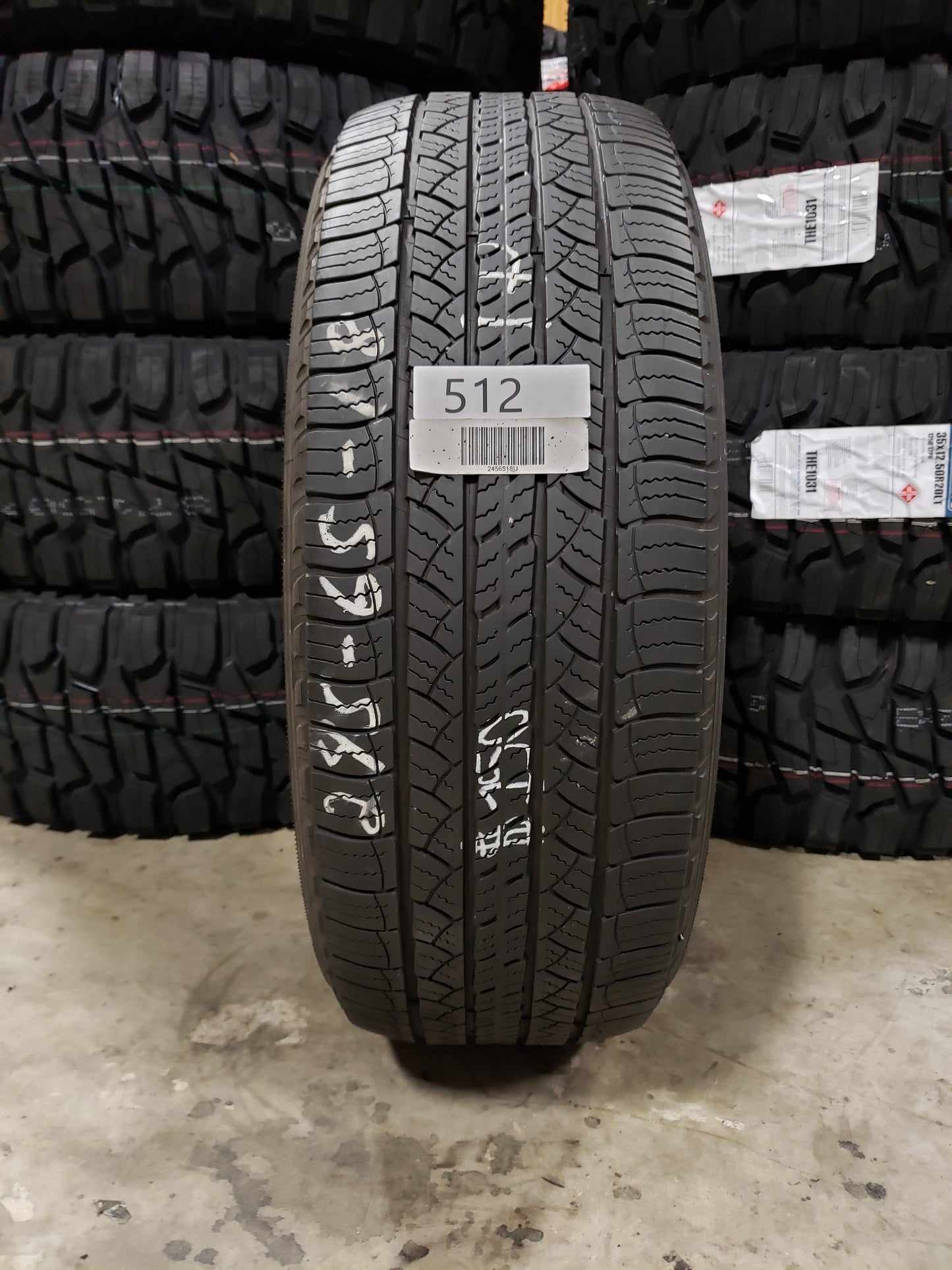 SET OF 4 245/60R18 Michelin LATITUDE TOUR 105 T - Used Tires