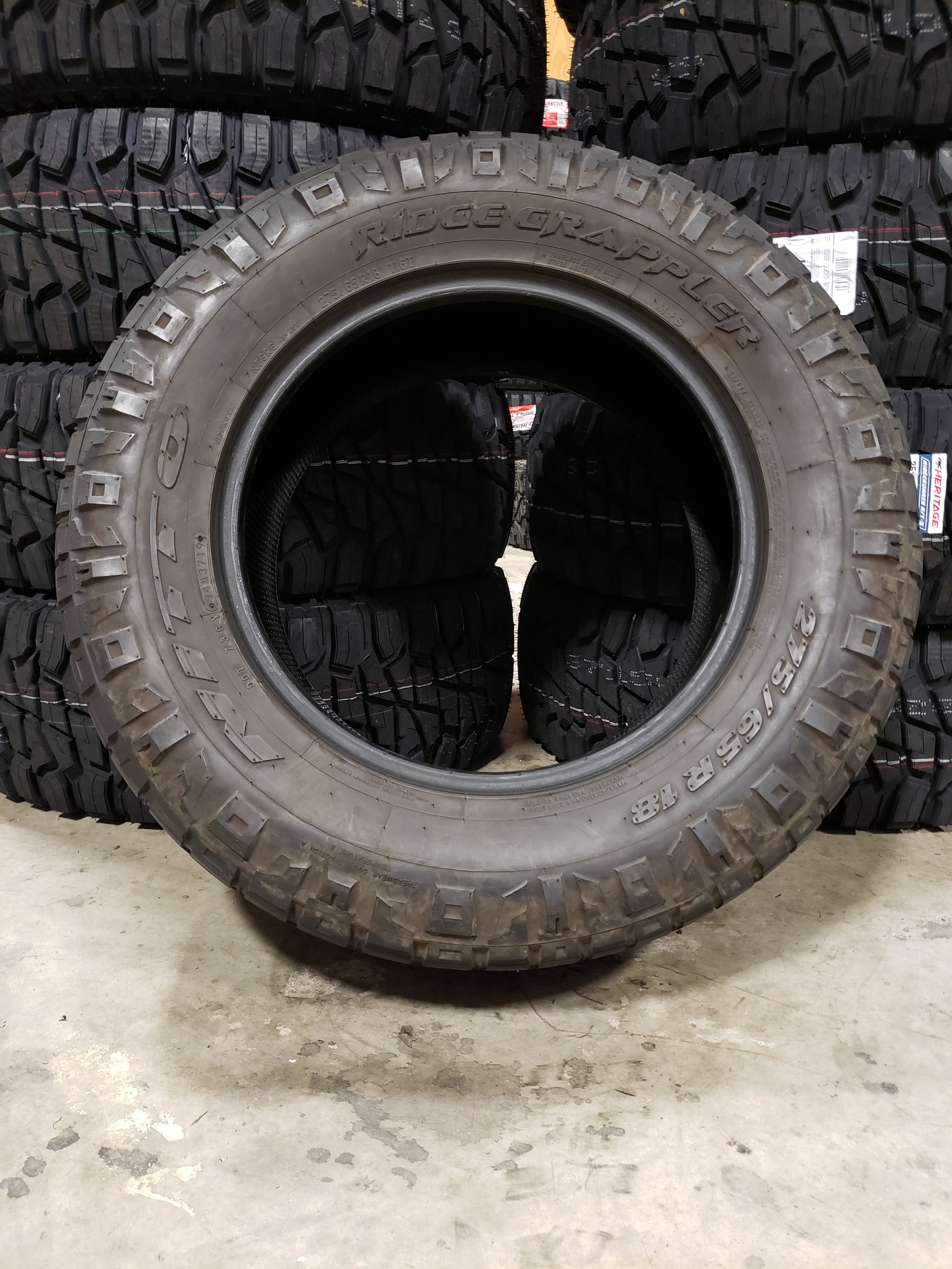 SET OF 2 275/65R18 NITTO RIDGE GRAPPLER 116 T - Used Tires