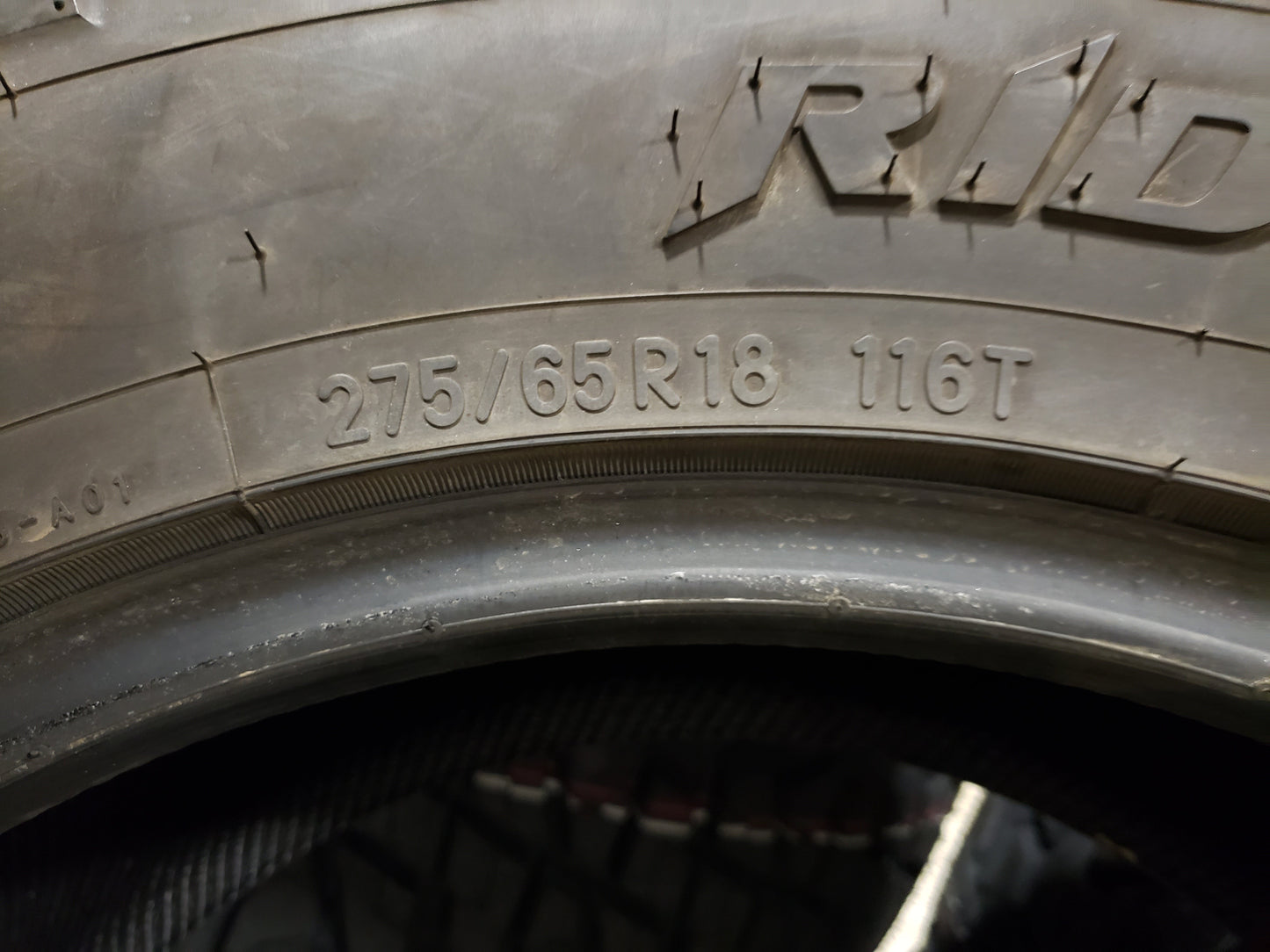 SET OF 2 275/65R18 NITTO RIDGE GRAPPLER 116 T - Used Tires