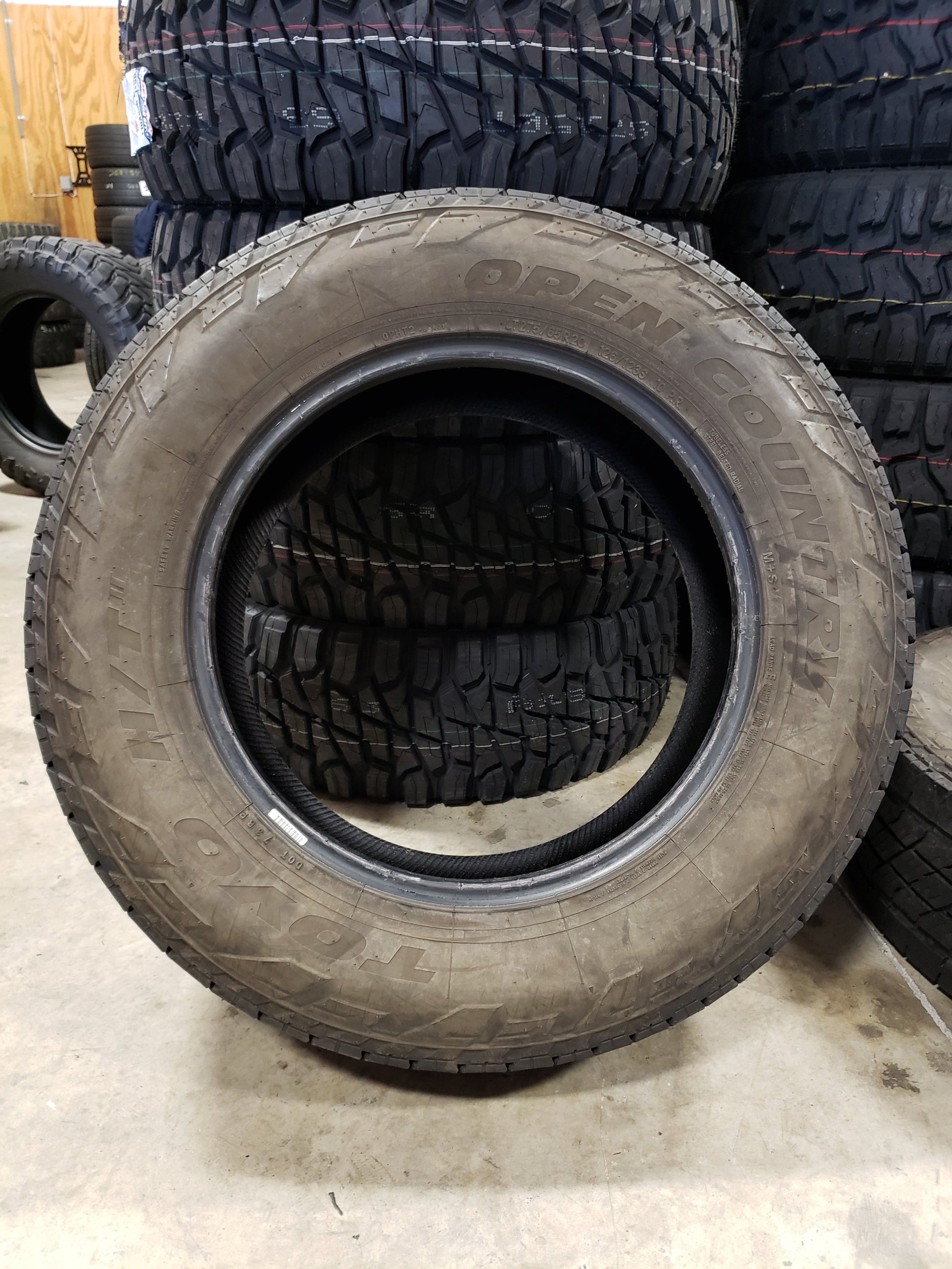 SET OF 3 275/65R20 Toyo Open Country H/T II 126/123 S E - Used Tires
