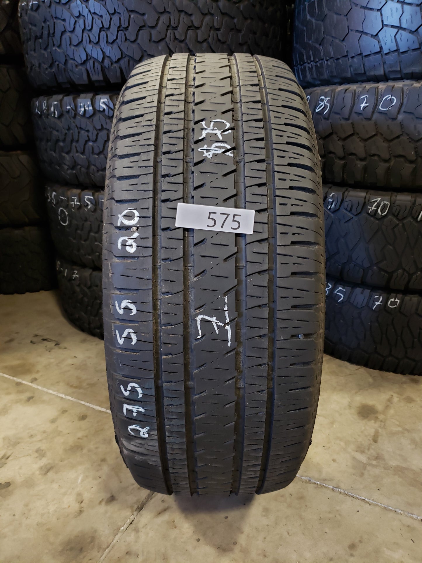 SET OF 2 275/55R20 Bridgestone Dueler H/L Alenza 111 S SL - Used Tires