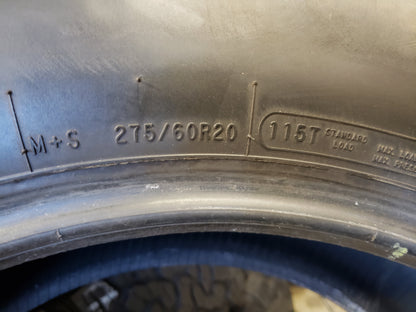 SET OF 2 275/60R20 Startfire Solarus AP 115 T SL - Used Tires