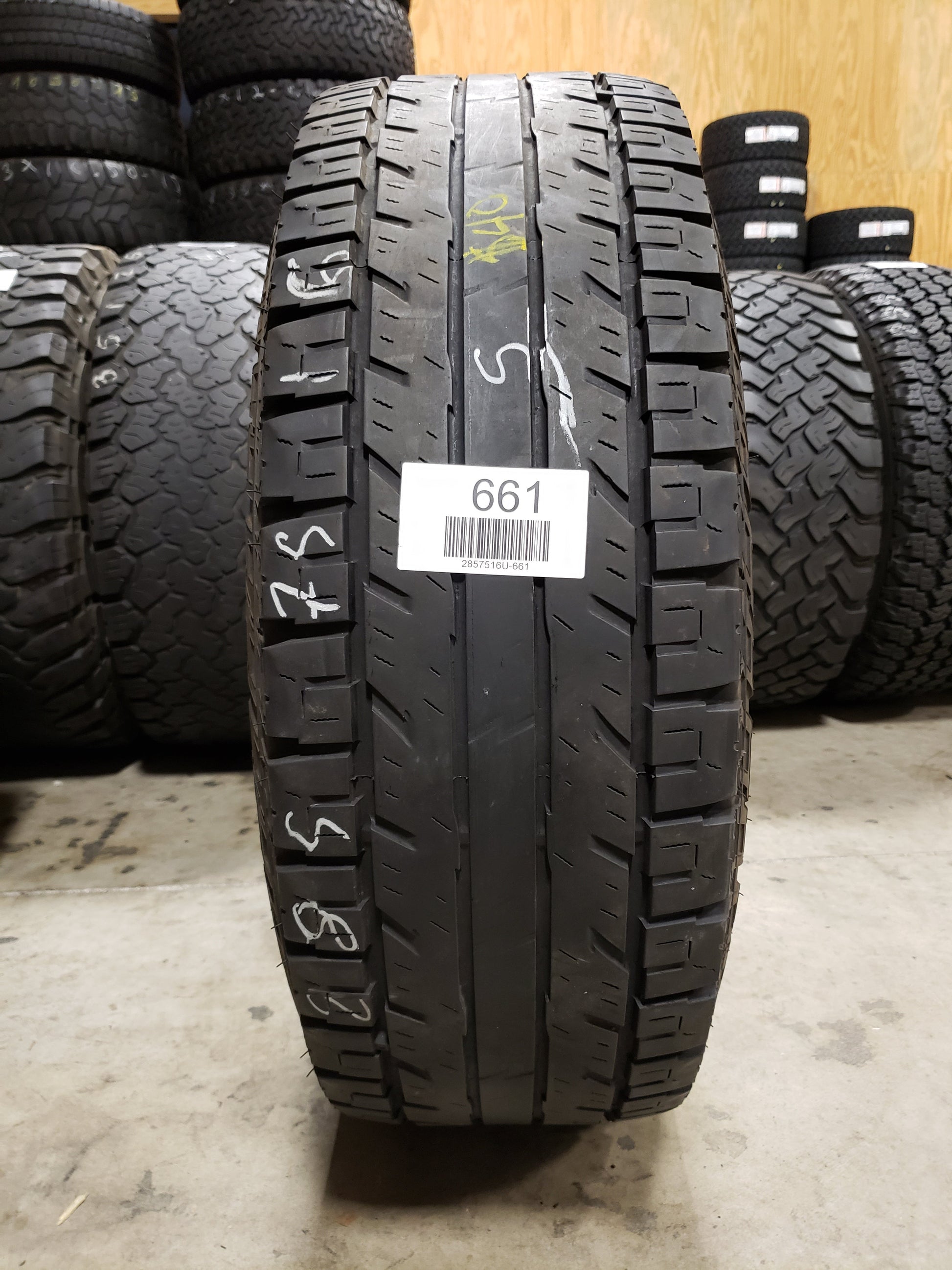 SINGLE 285/75R16 Yokohama Geolander A/T 126/123 R E - Used Tires