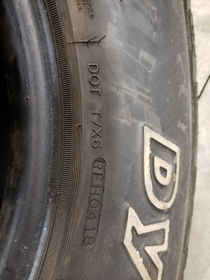 SINGLE 305/70R16 Hankook Dynapro AT-M 124/121 R E - Used Tires