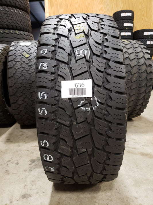 SINGLE 285/55R20 Toyo Open Country A/T 122/119 S E - Used Tires