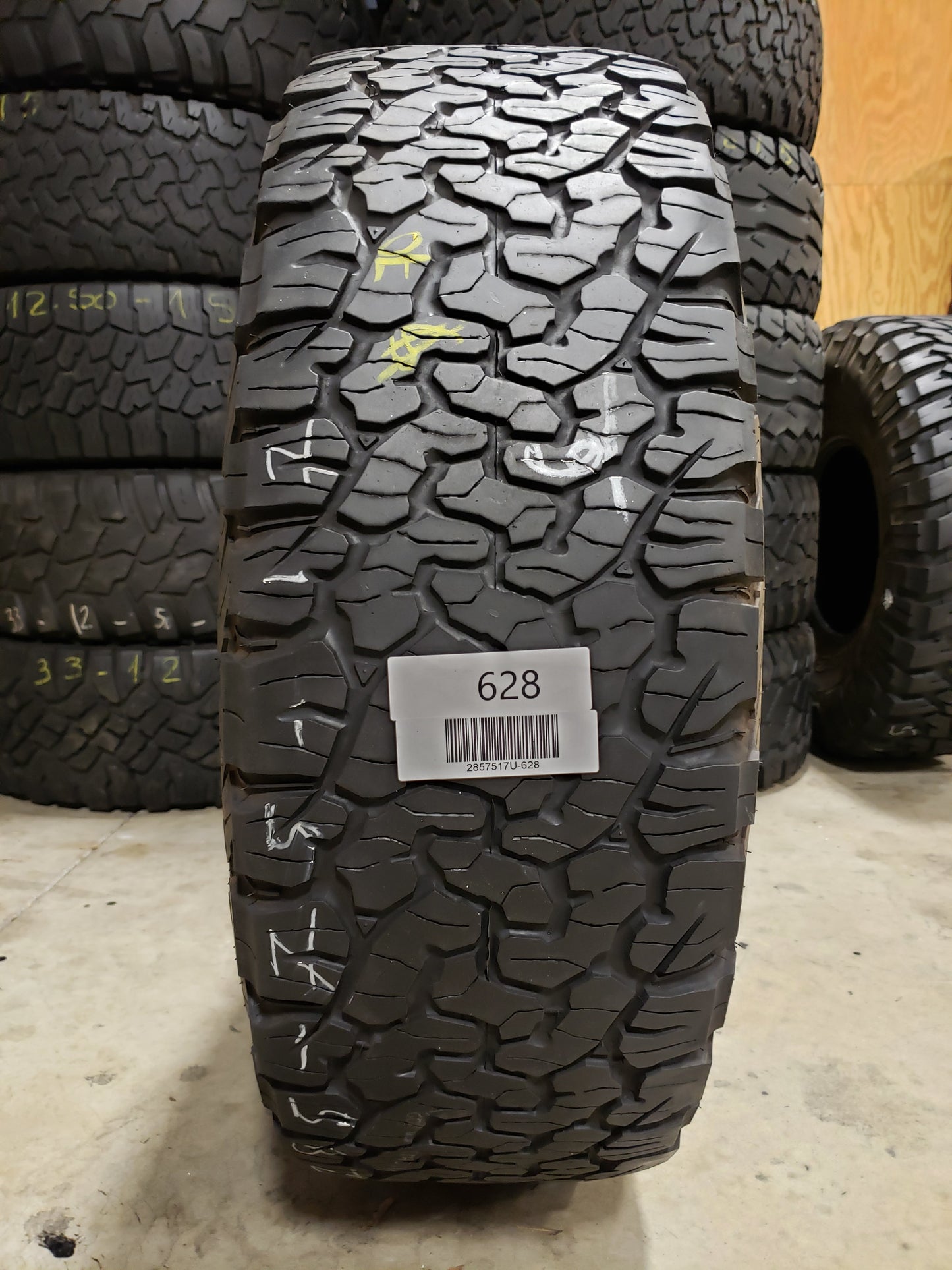 SET OF 4 285/75R17 BFGoodrich All-Terrain T/A K02 121/118 S E - Used Tires