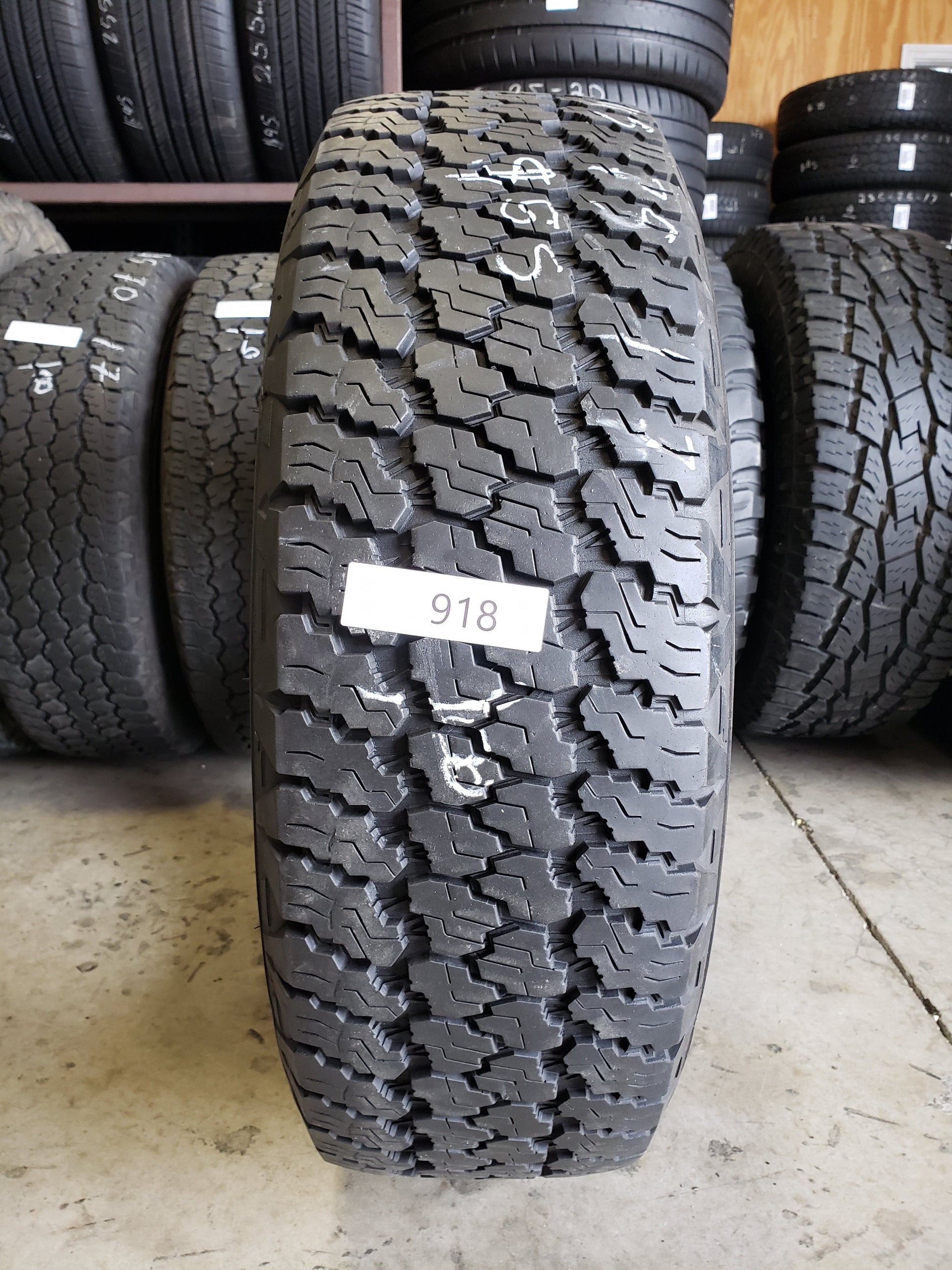 SINGLE 245/75R17 Goodyear Wrangler 110 T SL - Premium Used Tires