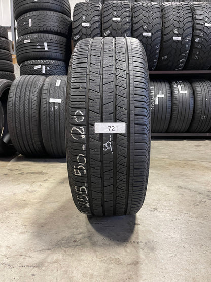 SINGLE 255/50R20 Continental Cross Contact LX Sport 105 T SL - Premium Used Tires