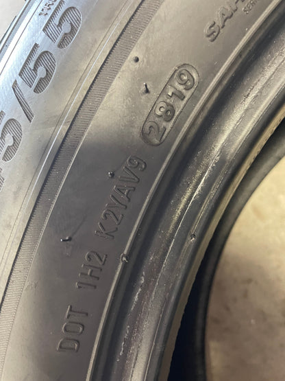 SINGLE 245/55R19 Kumho Crugen HT51 103 T XL - Premium Used Tires