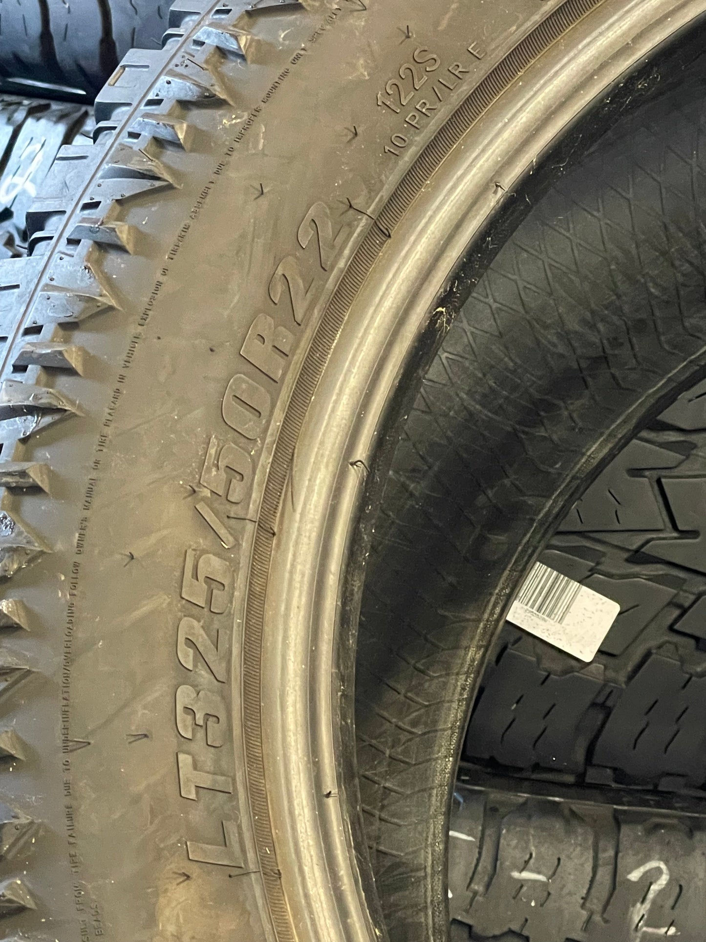 PAIR 325/50R22 Atturo TRAIL BLADE X/T 122S E - Used Tires