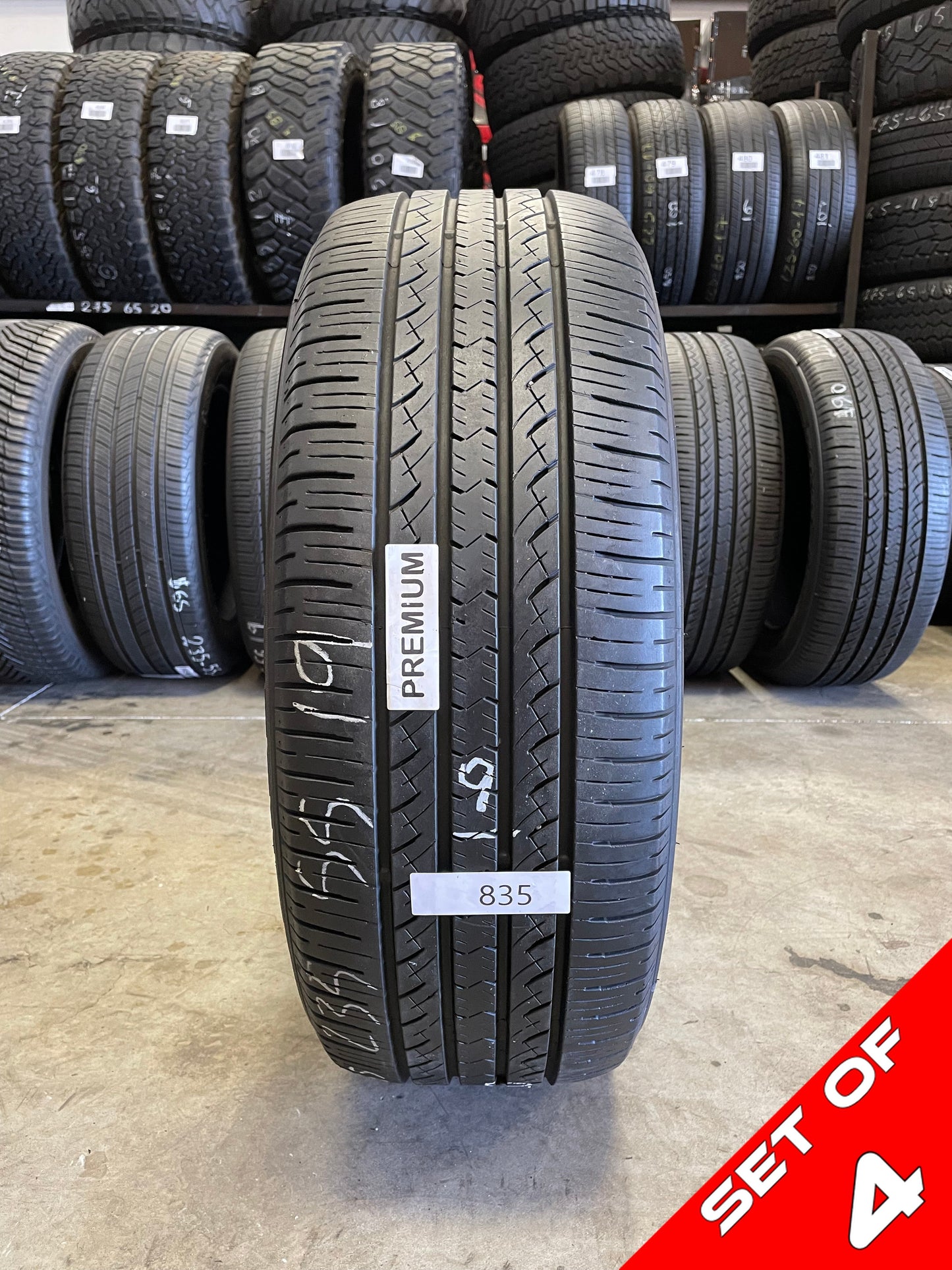 SET OF 4 235/55R19 Toyo Open Country A39 101 V SL - Used Tires
