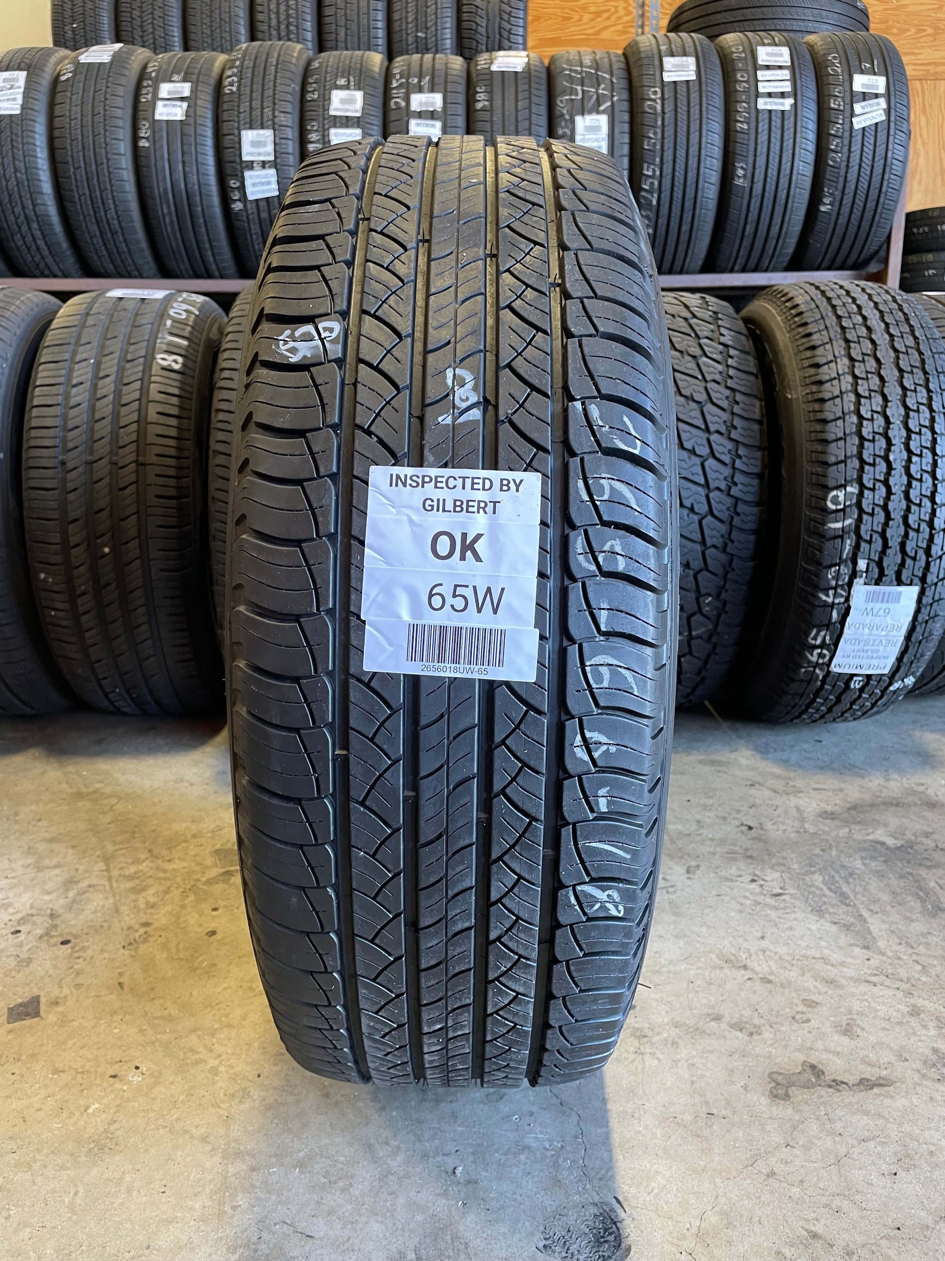 SET OF 3 265/60R18 Michelin Latitude Tour HP 109 H SL - Used Tires