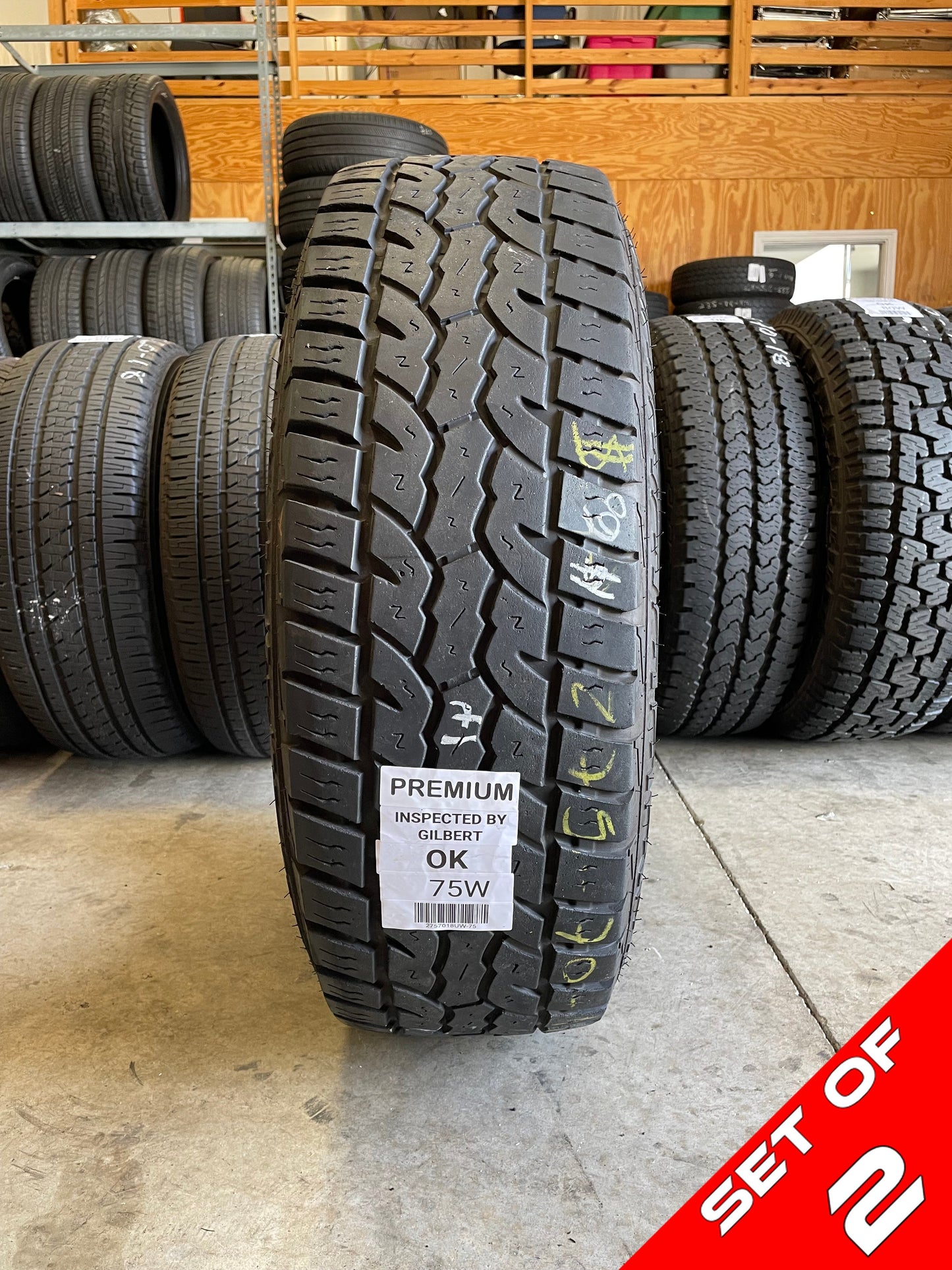 SET OF 2 275/70R18 Ironman All Country A/T 125/122 Q E - Premium Used Tires