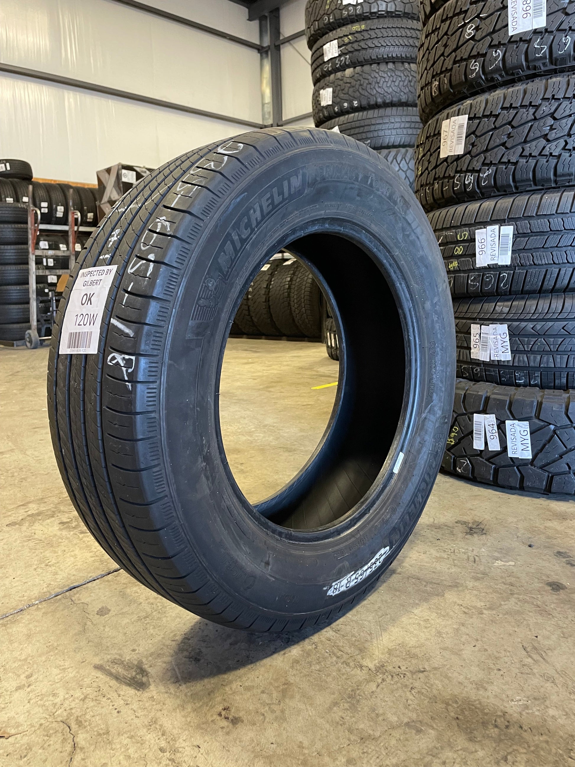 SINGLE 235/65R18 Michelin Primacy Tour A/S 106 H SL - Used Tires