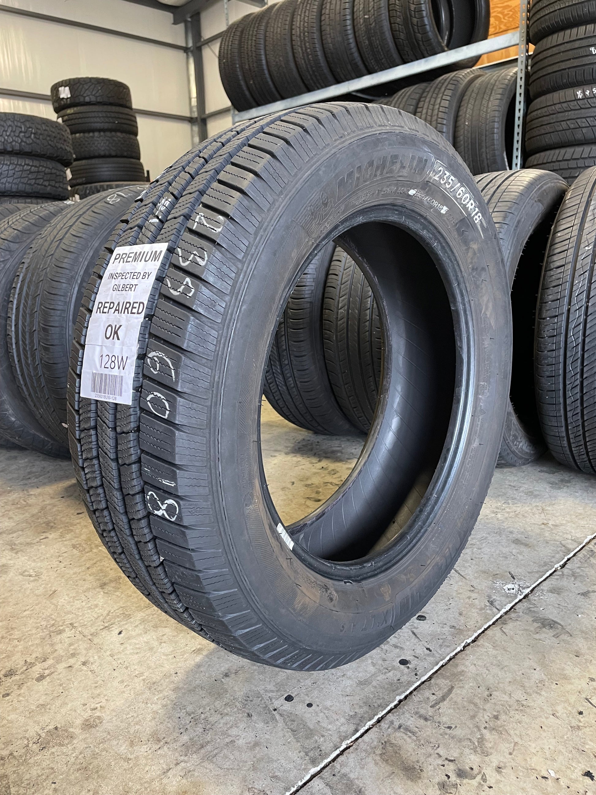 SET OF 3 235/60R18 Michelin Defender LTX M/S 107 H XL - Premium Used Tires