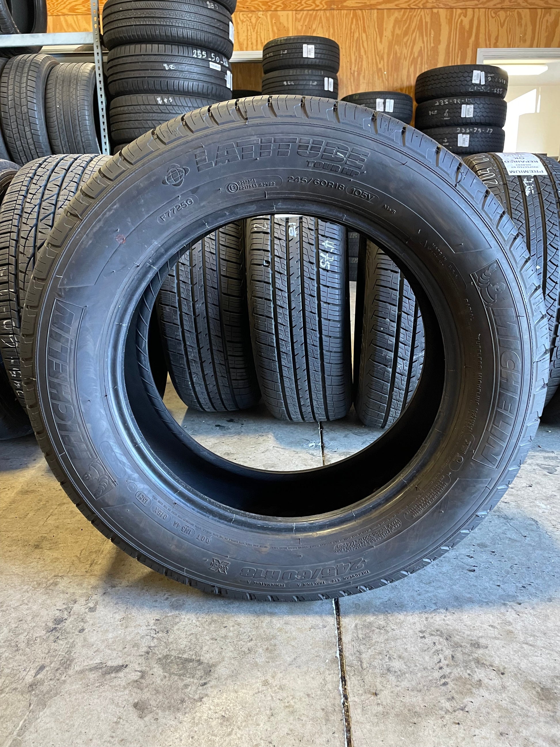 SET OF 2 245/60R18 Michelin Latitude Tour HP 105 V SL - Premium Used Tires