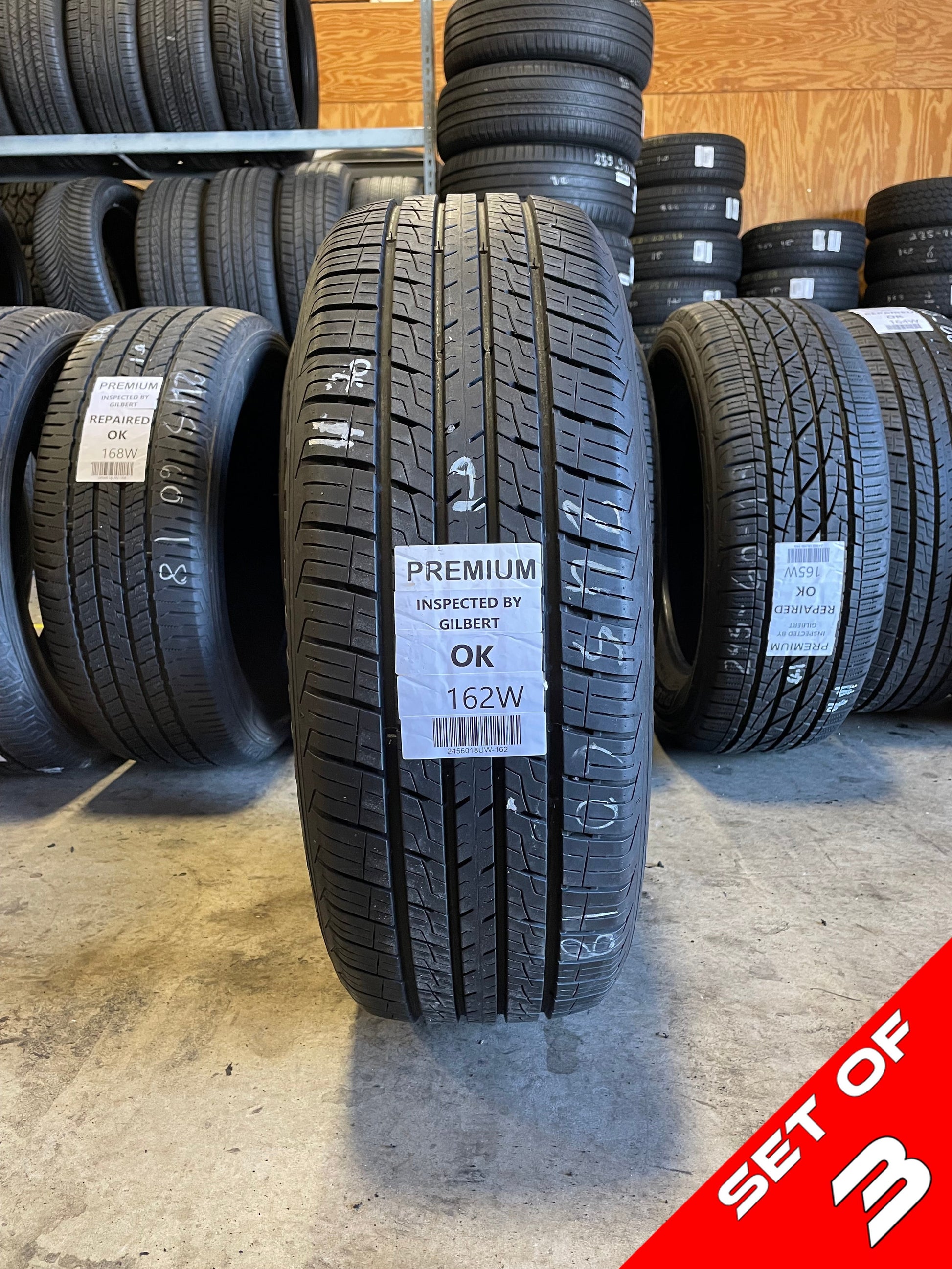 SET OF 3 245/60R18 Sentury Crossover 105 H SL - Premium Used Tires
