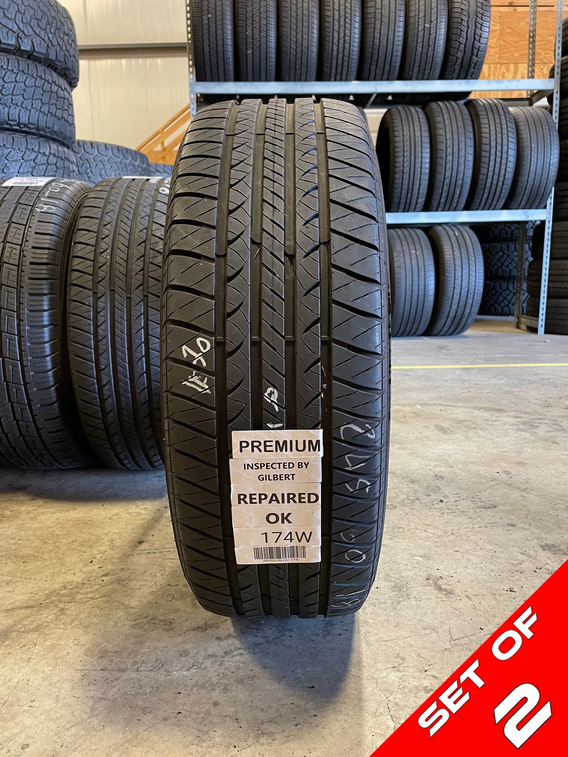 SET OF 2 245/60R18 Kelly Edge A/S 105 H SL - Premium Used Tires
