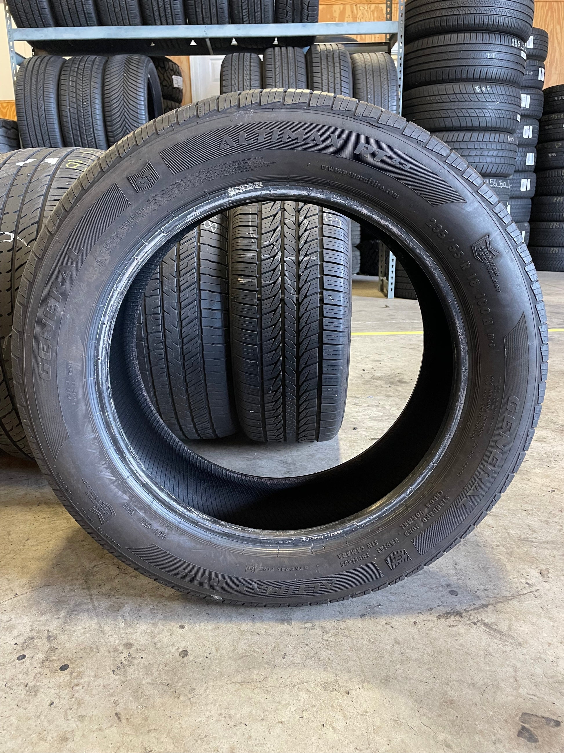 SET OF 2 235/55R18 General Altima X RT43 100 H SL - Used Tires
