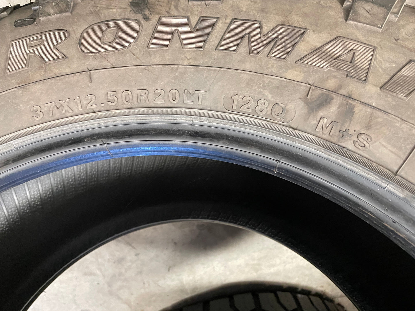 SINGLE 37x12.50R20 IronMan All Country M/T 128 Q F - Used Tires