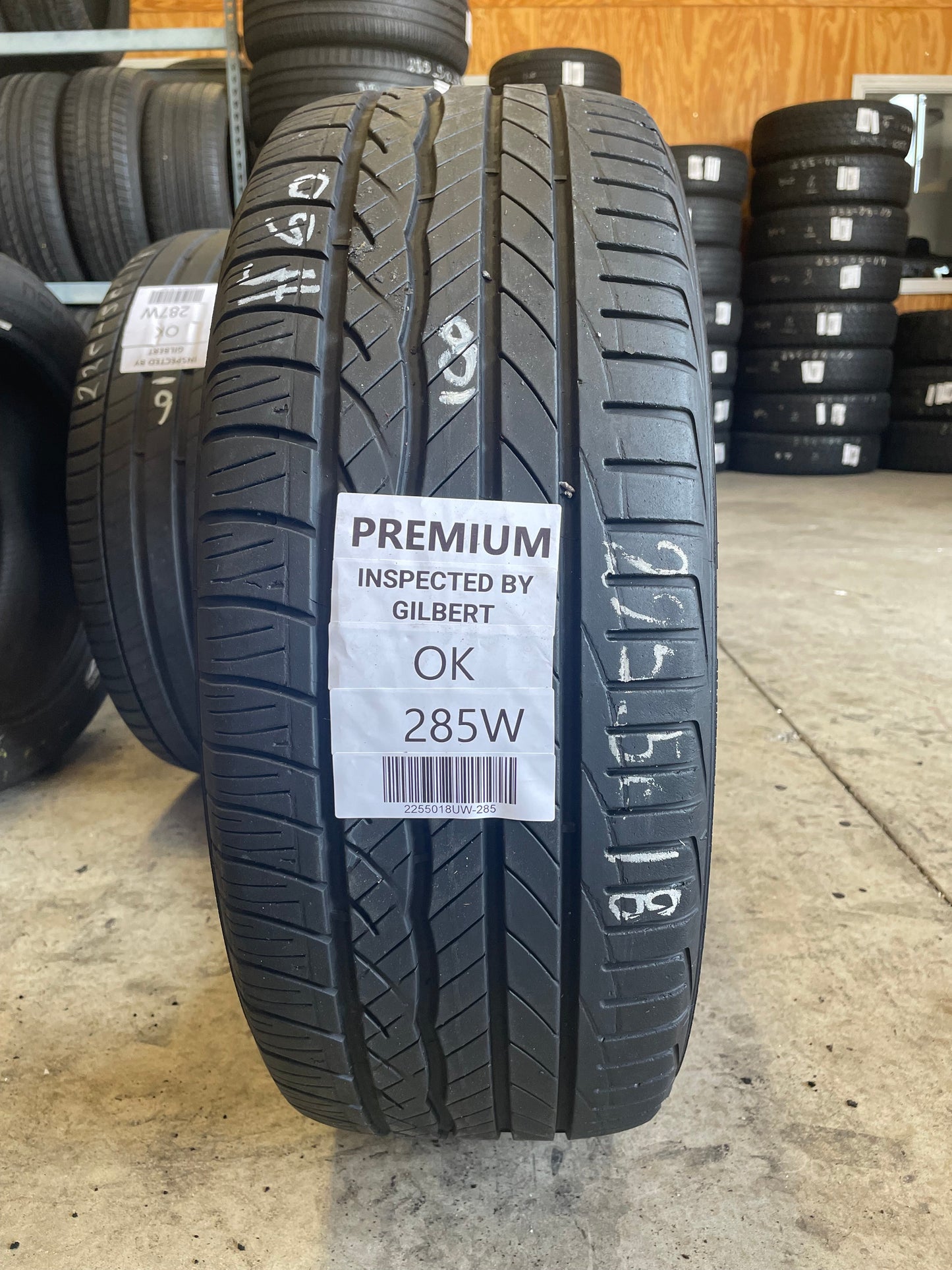 SINGLE 225/50R18 Dunlop Signature HP 95 W SL - Premium Used Tires