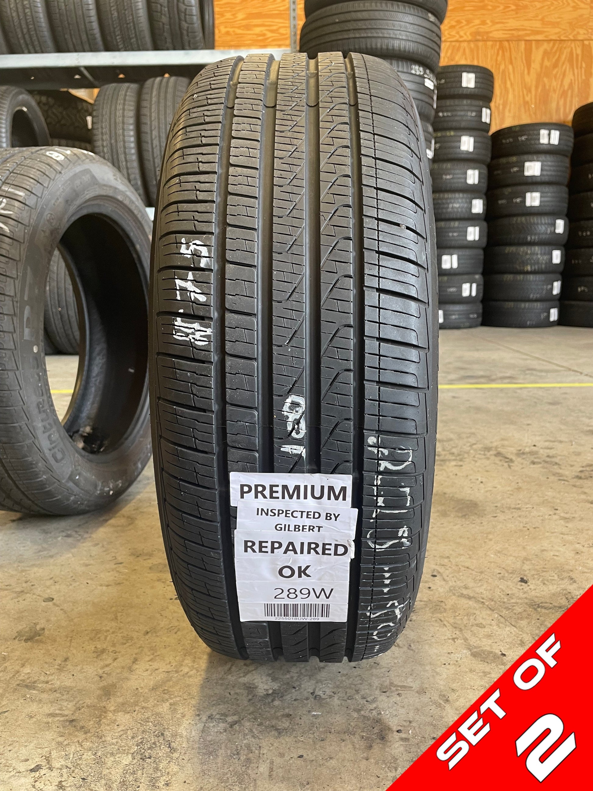 SET OF 2 225/50R18 Pirelli Cinturato P7 Run flat 95 V SL - Premium Use –  High Tread Used Tires