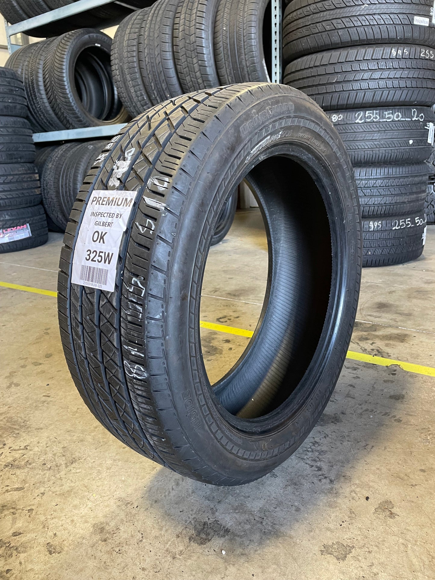 SET OF 2 215/55R18 Bridgestone DriveGuard RFT 95 H SL - Premium Used Tires