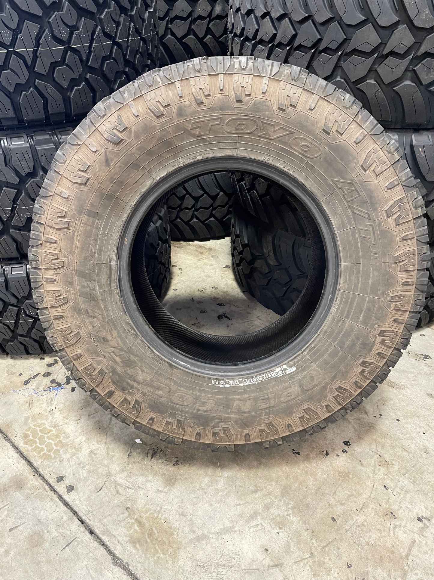 PAIR OF 35x12.50R17 Toyo Open Country Xtreme 121R E - Used Tires