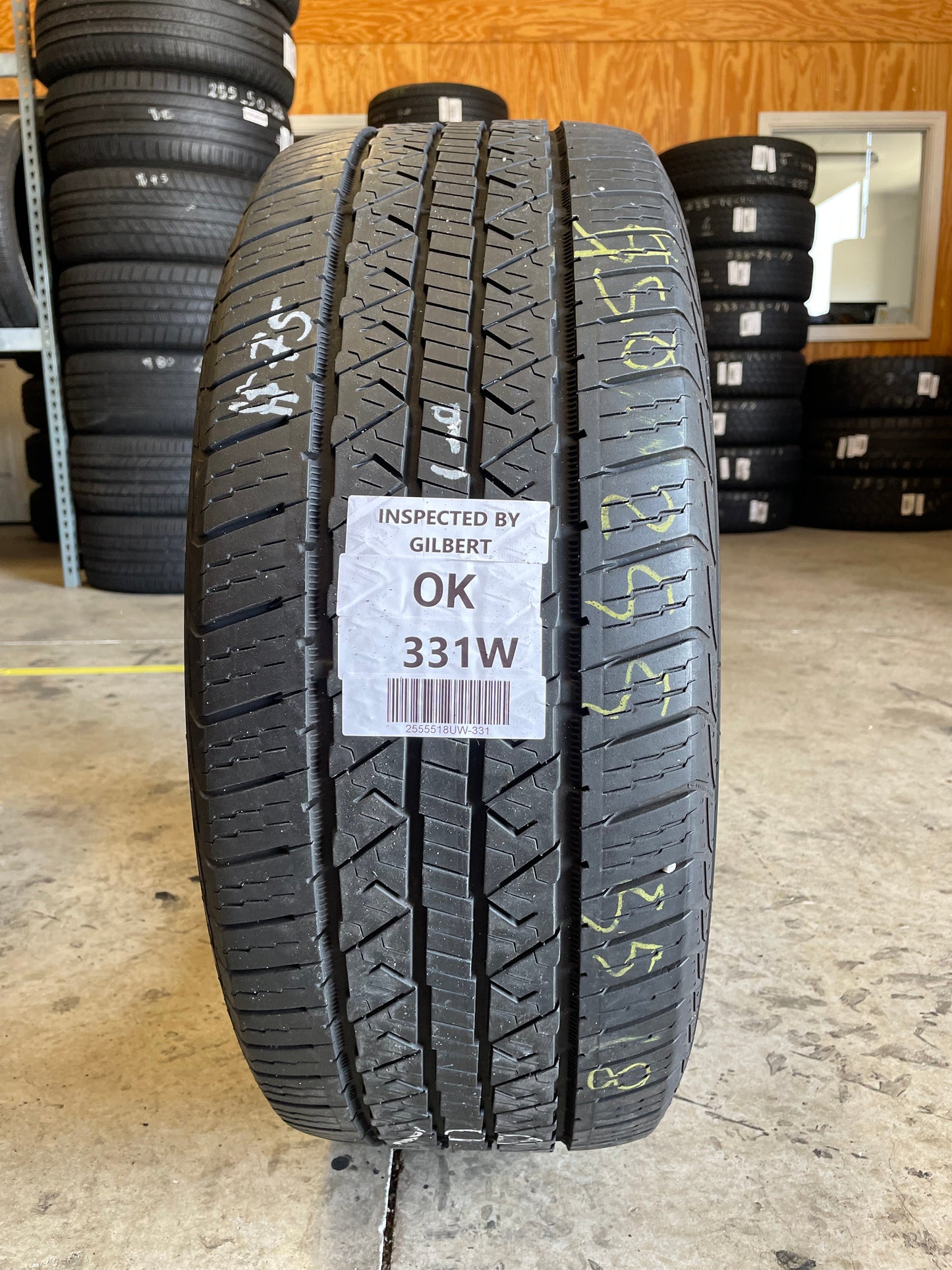 SINGLE 255/55R18 Continental SureContact LX 109 V XL - Used Tires
