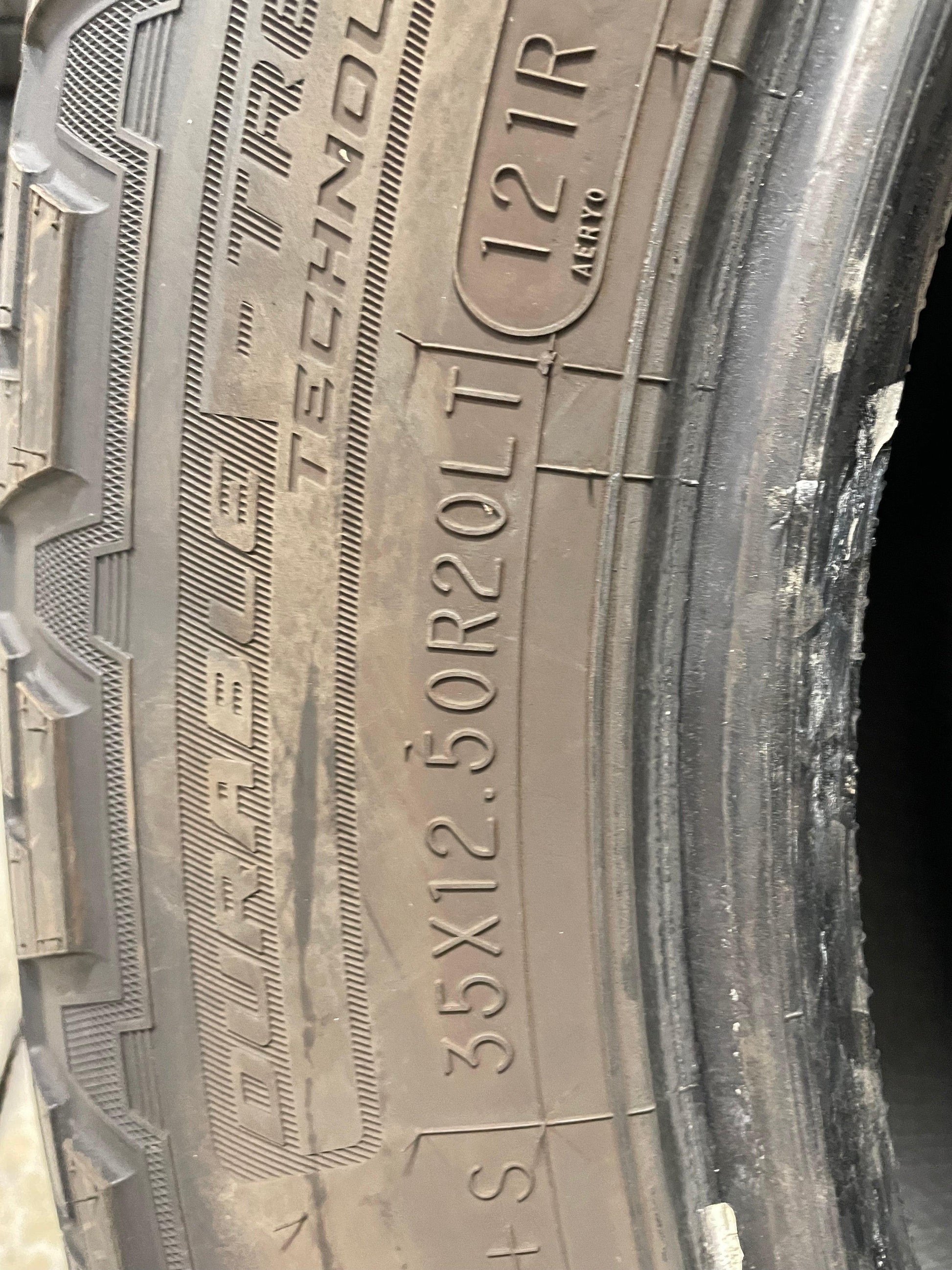 SET OF 2 35x12.50R20 Cooper Discoverer AT3 XLT 121 R E - Used Tires