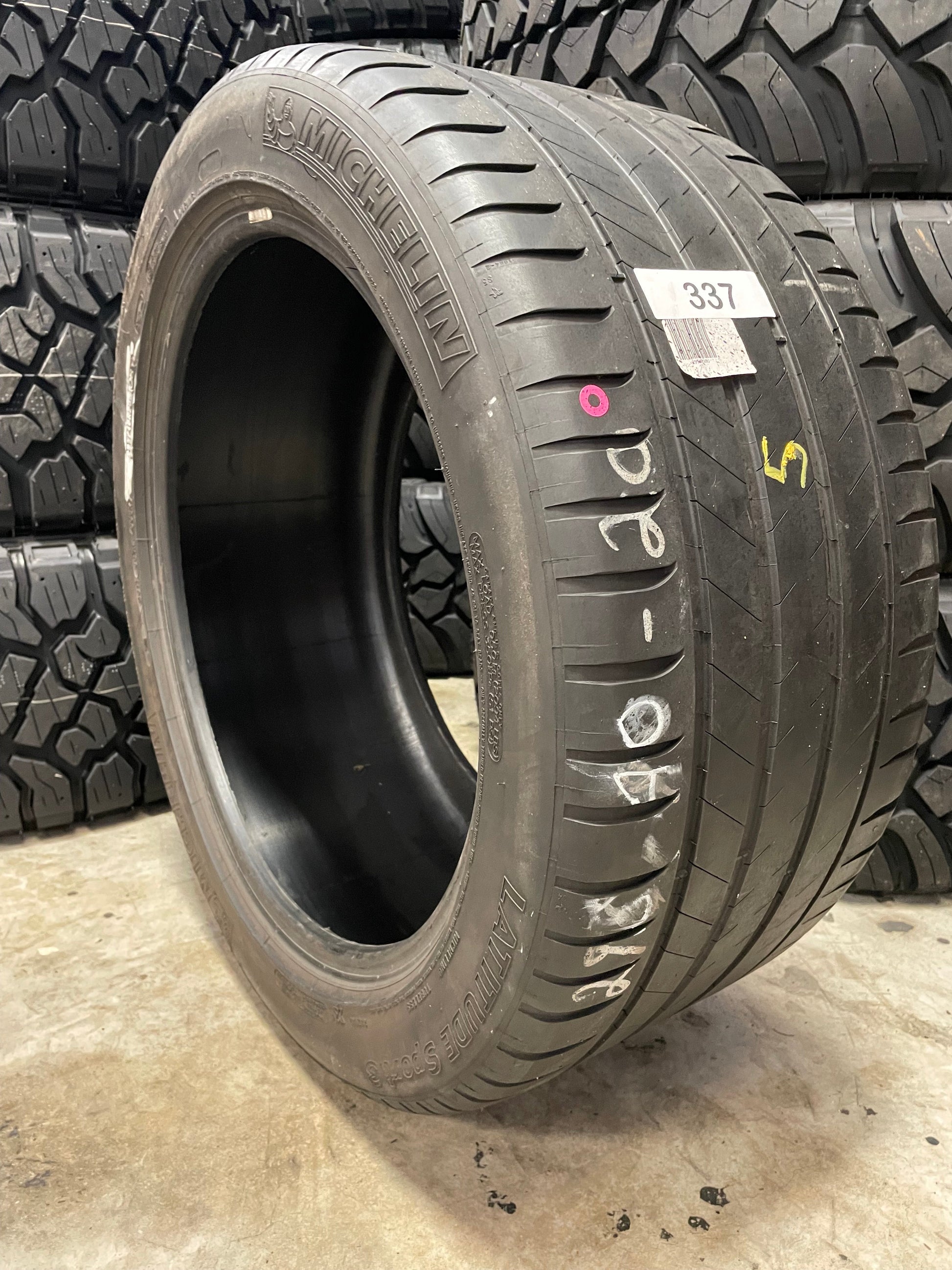 SINGLE 295/40R20 Michelin Latitude Sport 3 106 Y XL - Used Tires
