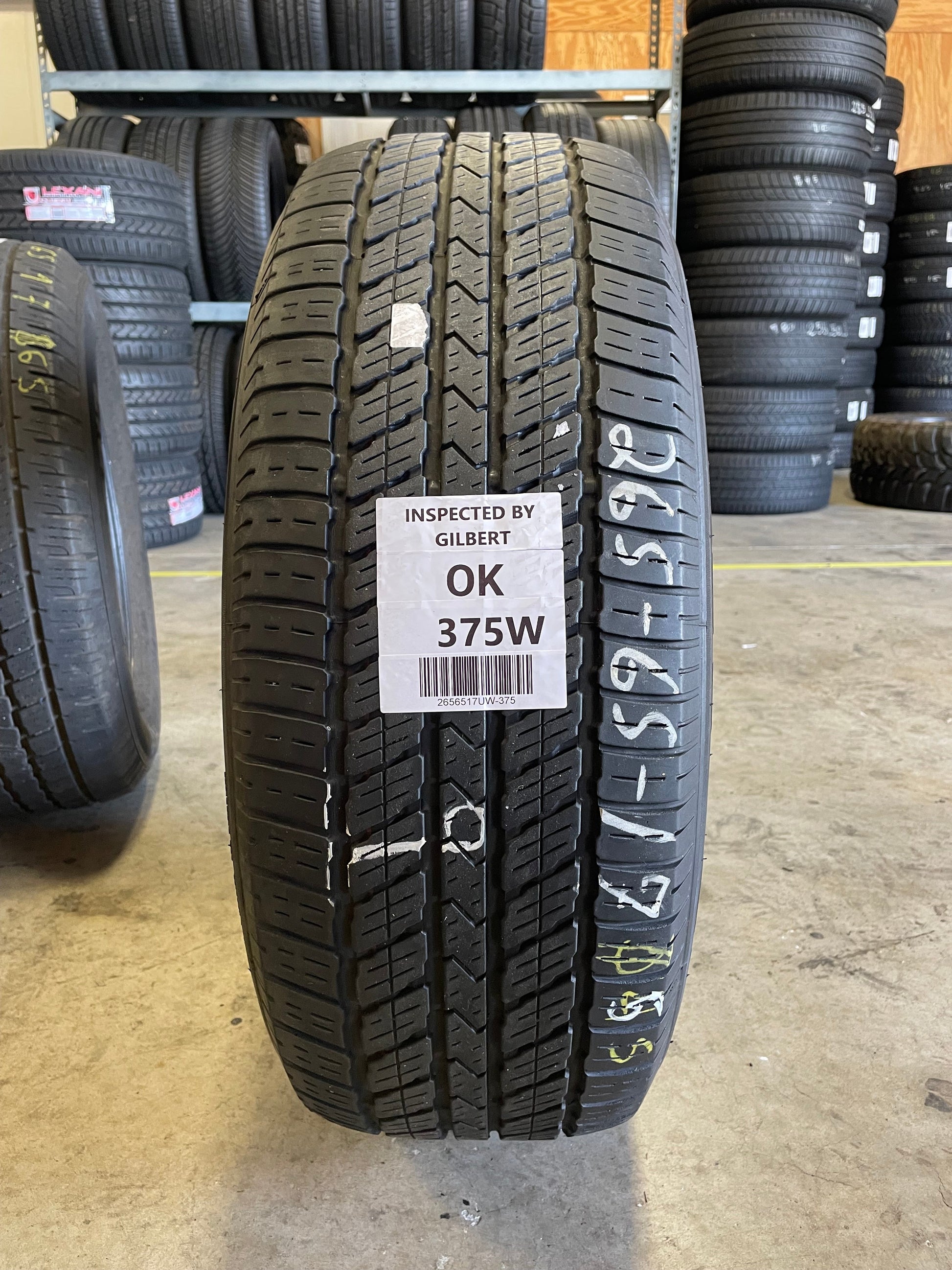 SINGLE 265/65R17 Toyo Open Country A30 110 S SL - Used Tires