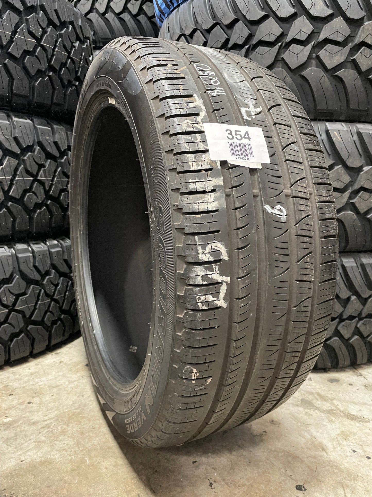 SINGLE 275/45R21 Pirelli Scorpion Verde All Season 110 Y XL - Used Tires