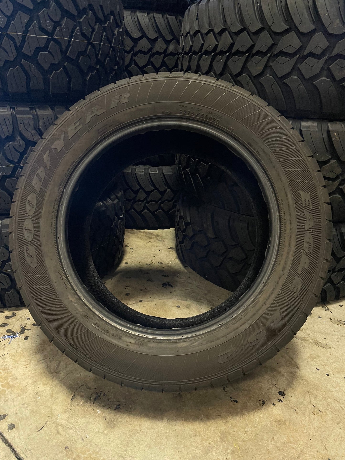 SET OF 4 275/55R20 Goodyear Eagle LS-2 111S SL - Used Tires