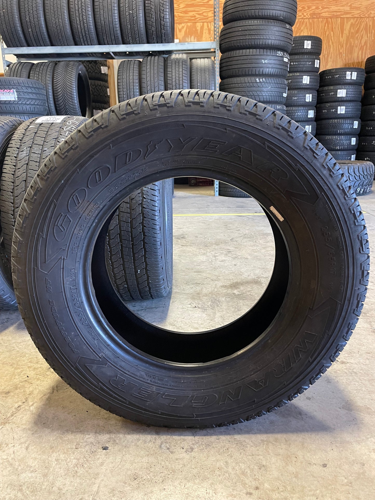 SET OF 2 255/65R17 Goodyear Wrangler Fortitude HT 110 T SL - Used Tires