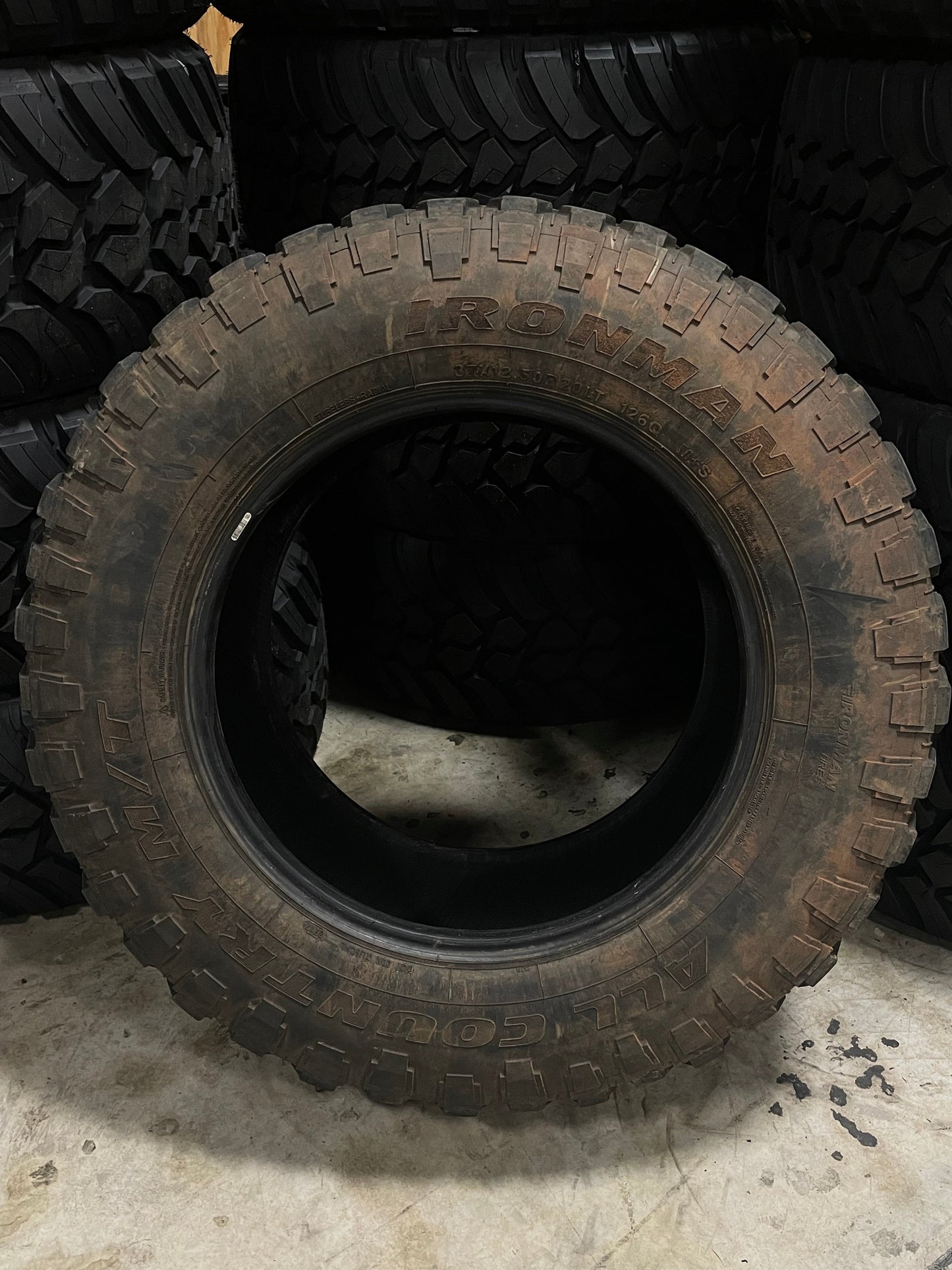 PAIR OF 37x12.50R20 IronMan All Country M/T 126 Q E - Used Tires