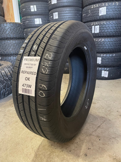 SET OF 2 235/60R17 Michelin Defender T+H 102 H SL - Premium Used Tires