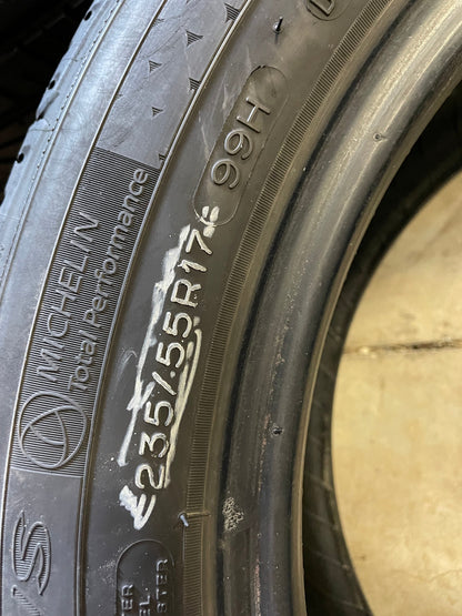 SINGLE 235/55R17 Michelin Premier A/S 99 H SL - Used Tires