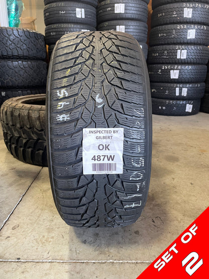 SET OF 2 235/50R17 Nokian WR D4 100 V XL - Used Tires