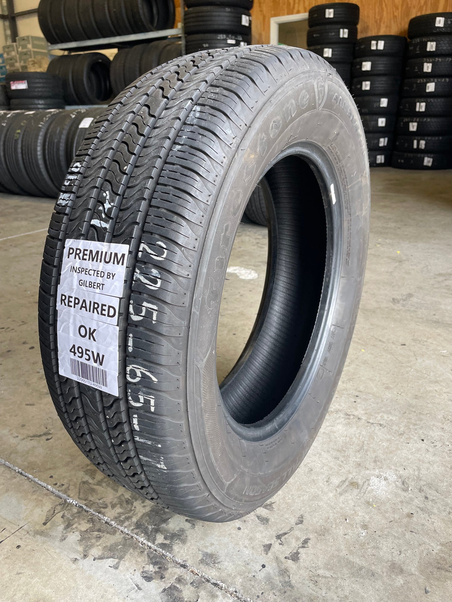SET OF 4 225/65R17 Firestone All Season 102T SL - Premium Used Tires