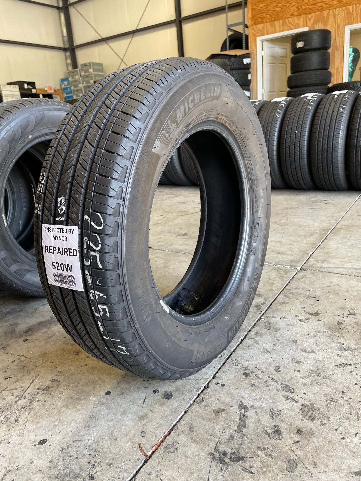SET OF 3 225/65R17 Michelin Primacy A/S 102 H SL - Used Tires